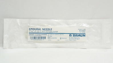 Braun E1745T Epidural Ndle 17Ga. x 4-1/2inch (x)
